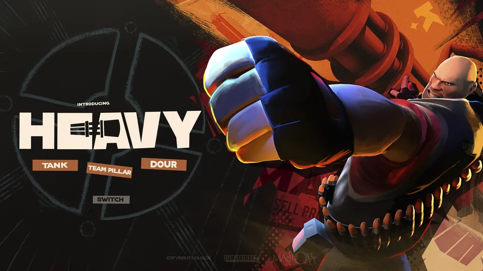 Max Shortt · Team Fortress 2 · Deadlock · video game art