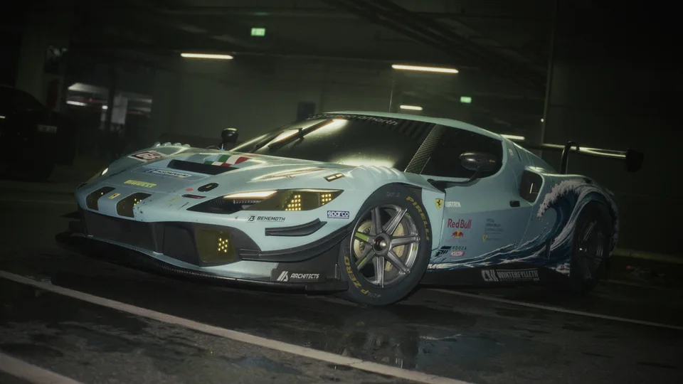 supercars · sports car · car · parking lot