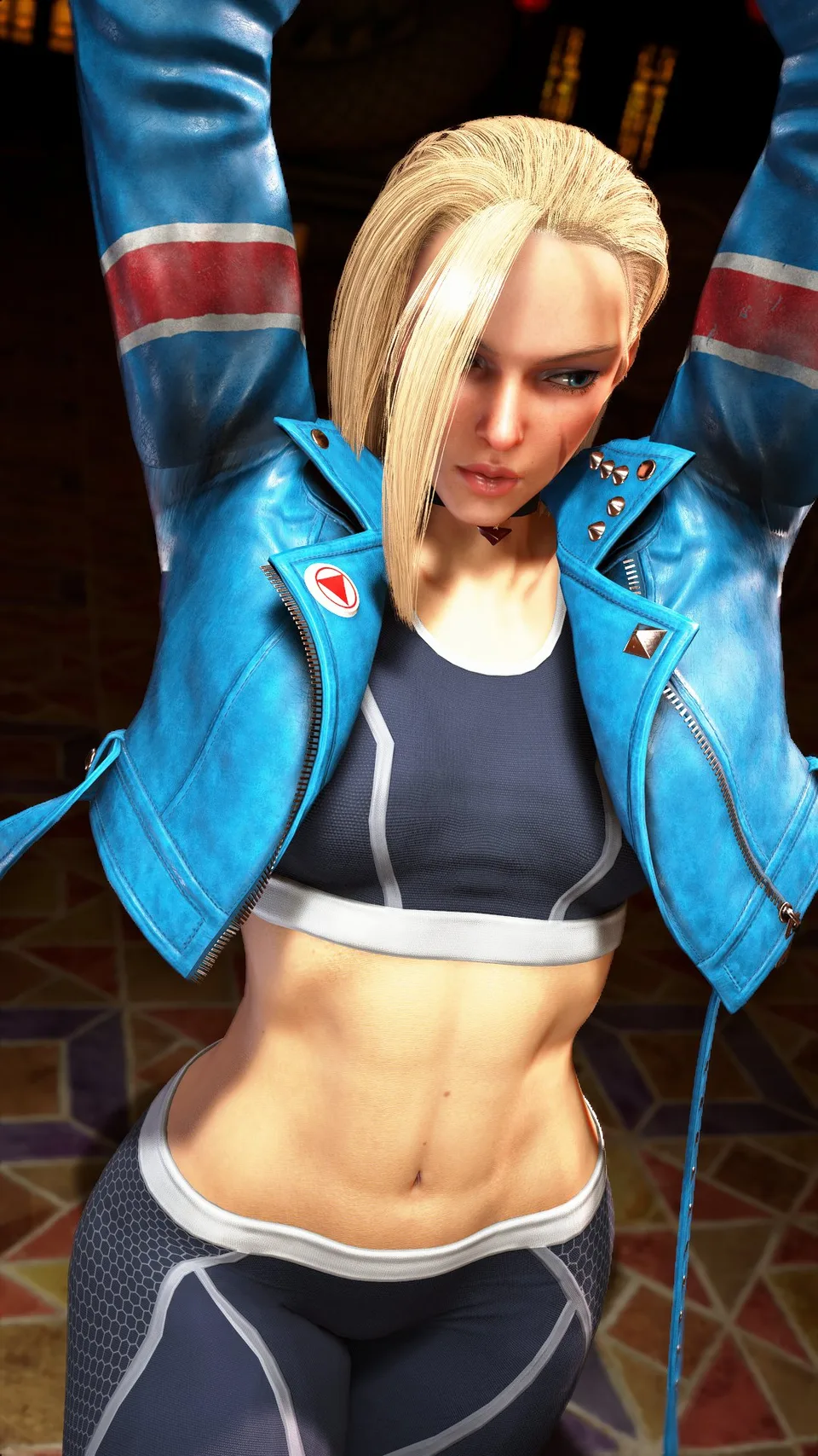 Street Fighter · abs · screen shot · open jacket