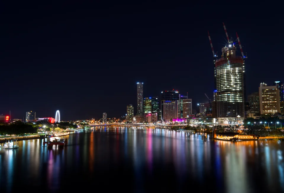 Brisbane at night