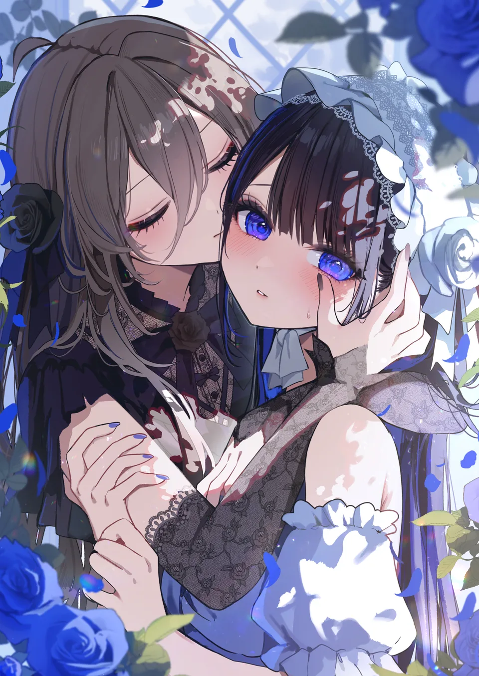 Kudo_Eru · yuri · original characters · bangs