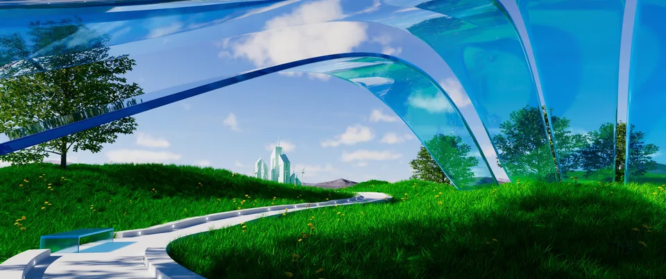 PerfectHue · trees · sky · green