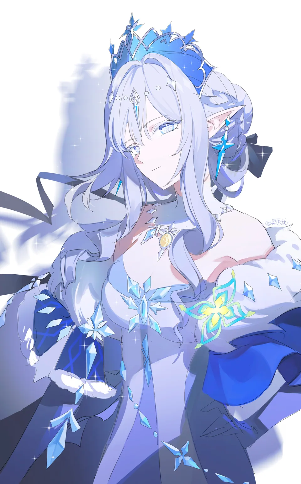 Genshin Impact · Anastasya Feodorovna Snezhnaya (Genshin Impact) · _junnichi · portrait display