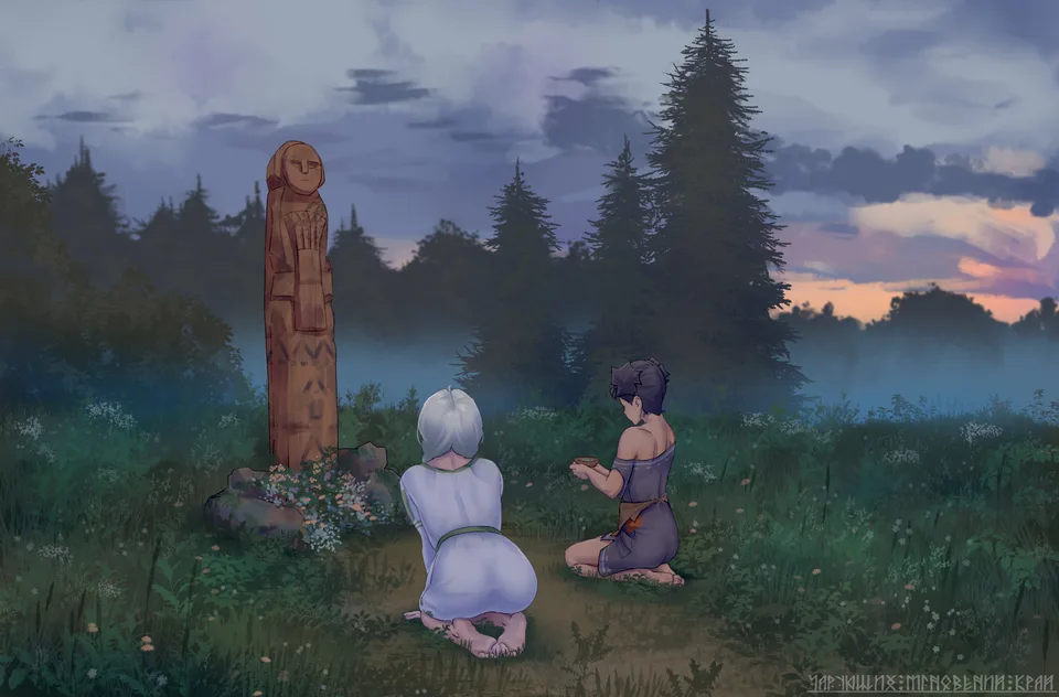 IskanderednaksI · original characters · women · plants