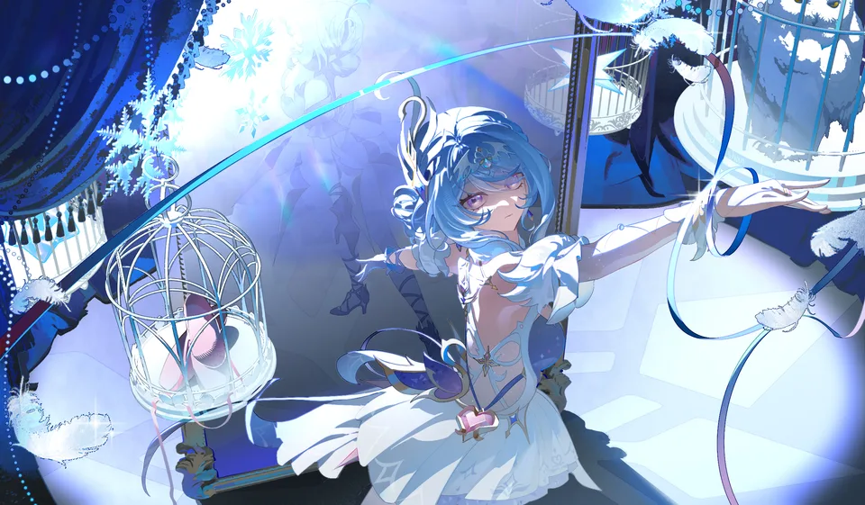 Genshin Impact · Odette (Genshin Impact) · beibeishanfeng · dancing