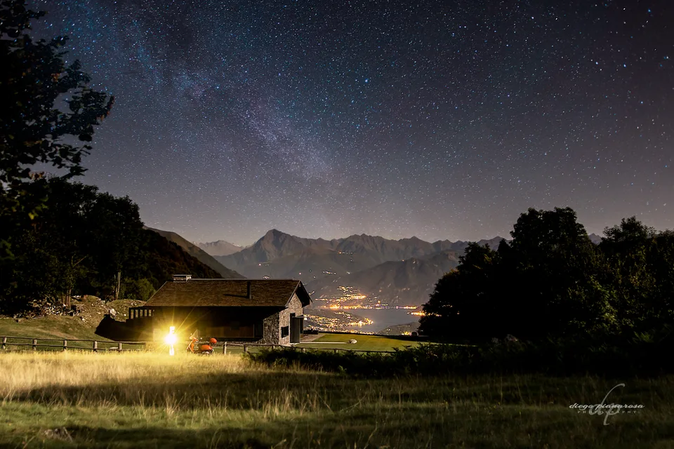Milky Way in valle intelvi