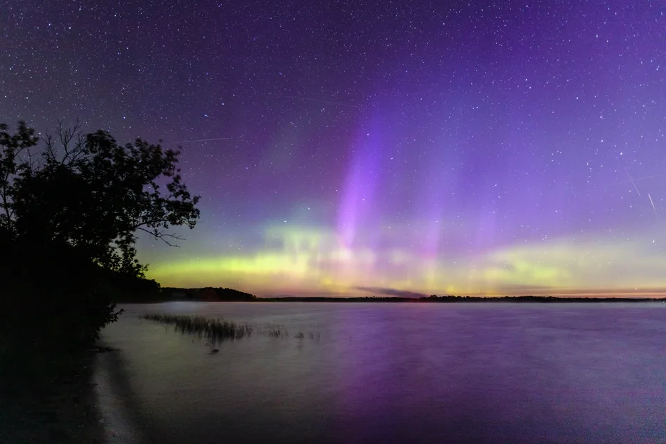 Northern lights in McGregor, Minnesota