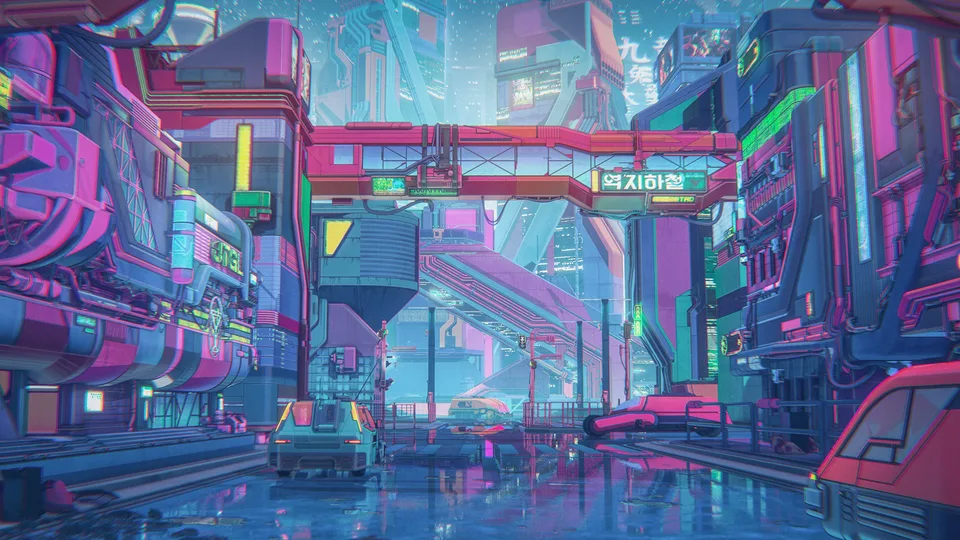 Danish_Mir · science fiction · city · skyscraper