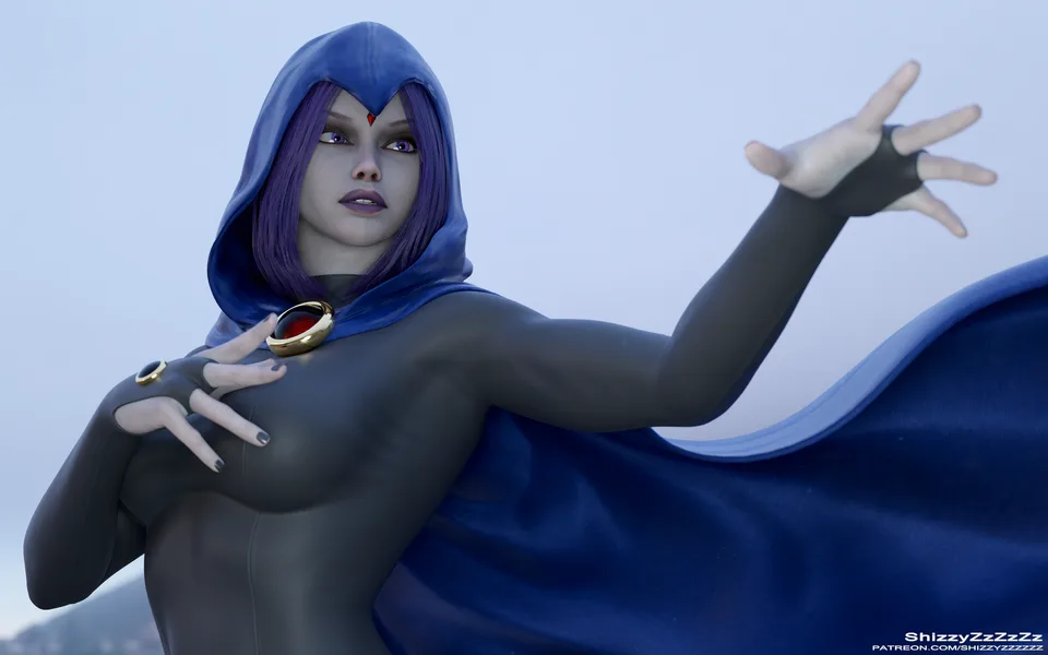 Raven (DC Comics) · DC Comics · CGI · fan art