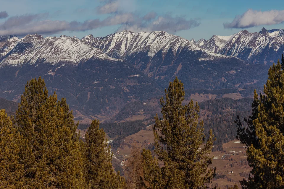 View from Kreischberg to the west