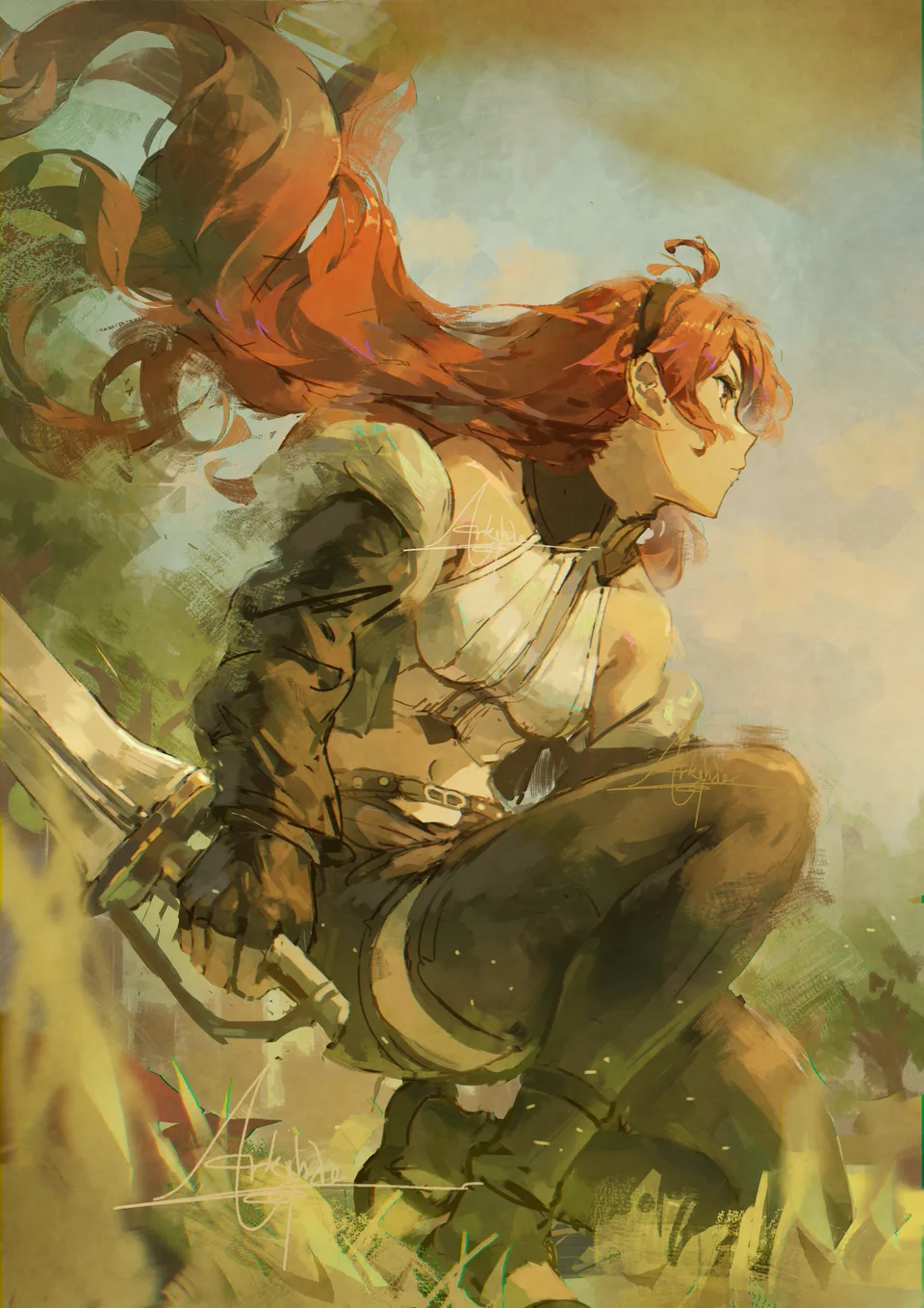 Arkilide · Mushoku Tensei · Eris Boreas Greyrat (Mushoku Tensei) · anime girls
