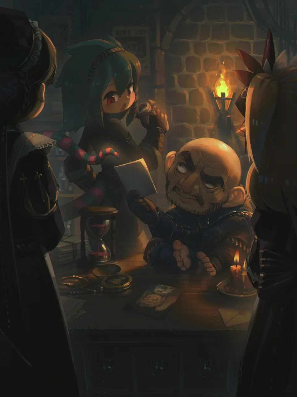 Porforever · original characters · fantasy art · women