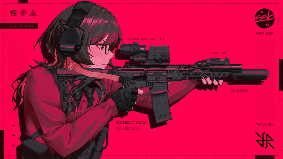 anime girls · Hiroki Ree · original characters · simple background