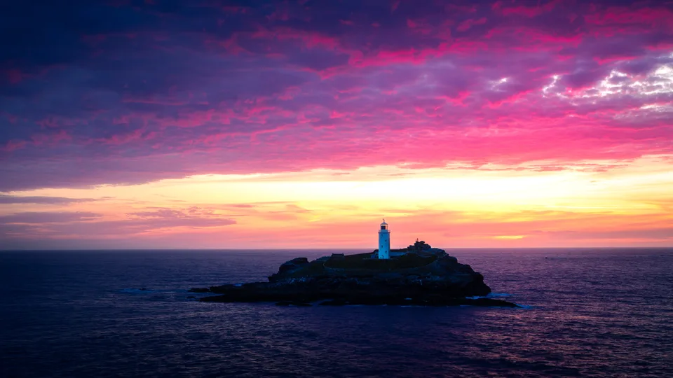 Dom Haughton · England · Godrevy Lighthouse · nature