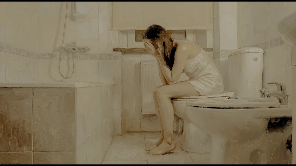 Alexander Mandradjiev · sad · hand on face · crying